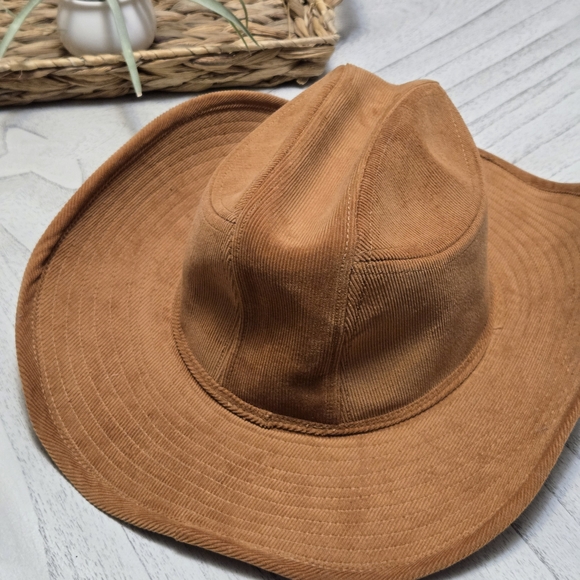 Wyeth Fedora Hat Corduroy Cowgirl Anthropologie Style, NWT Canyon Rancher Hat - Picture 2 of 12